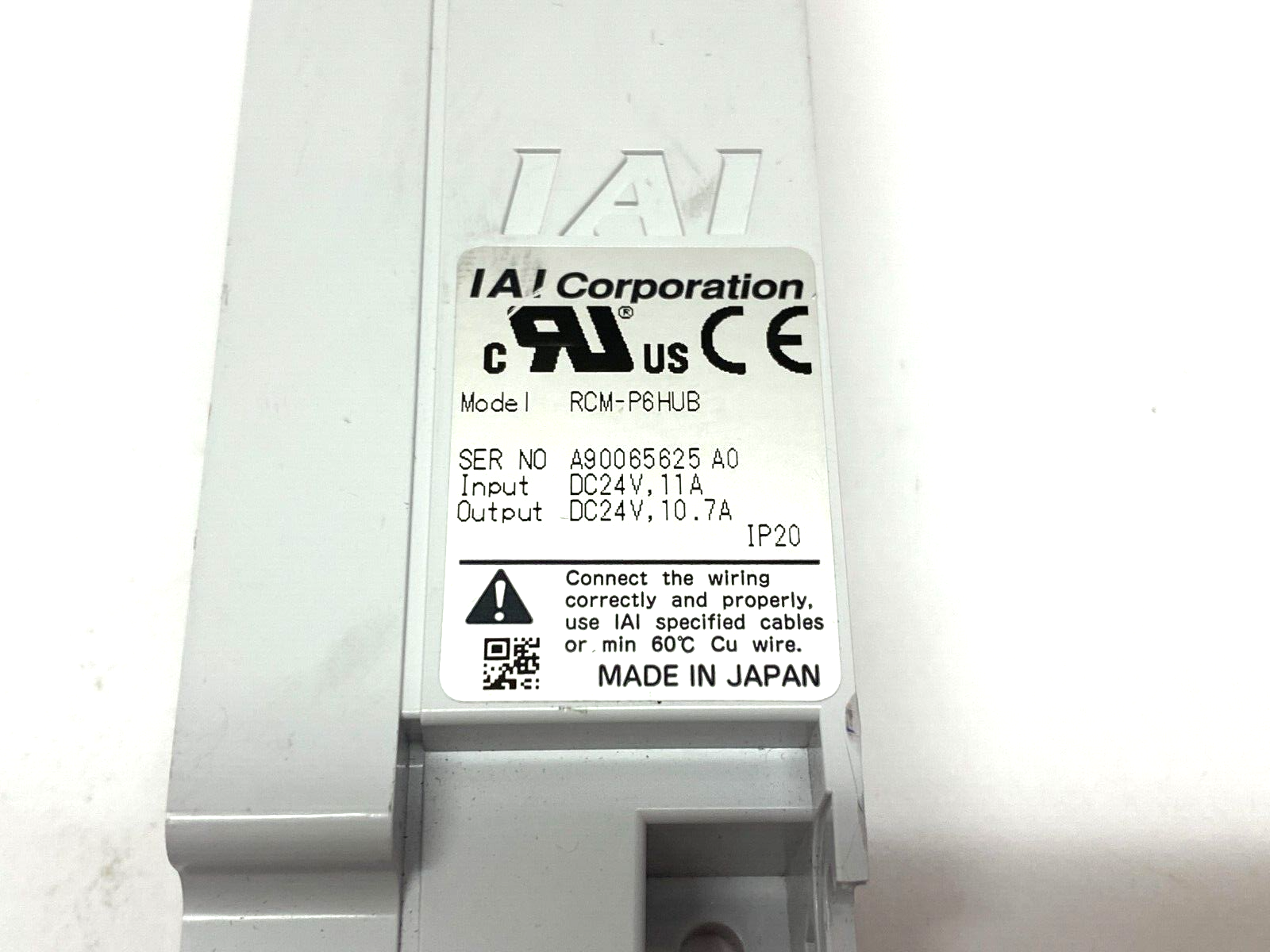 IAI RCM-P6HUB Fieldbus Serial Communication Hub Module 24VDC - Maverick Industrial Sales