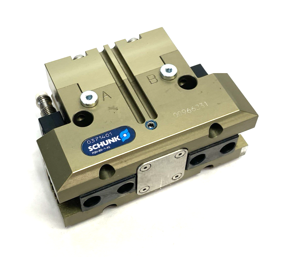 Schunk PGN-plus 80-1-AS-SD Universal Pneumatic Gripper 2-Jaw 8mm Stroke 371401 - Maverick Industrial Sales
