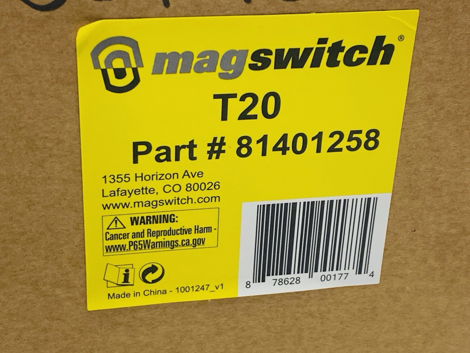 Magswitch 81401258 T20 Compact Lifting Magnet - Maverick Industrial Sales