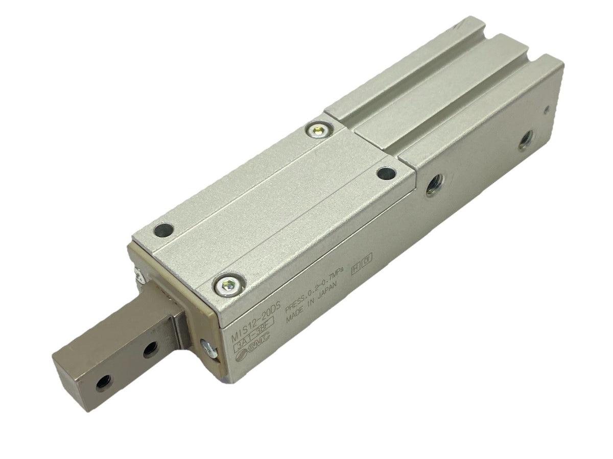SMC MIS12-20DS Single Finger Pneumatic Escapement 12mm Bore 20mm Stroke - Maverick Industrial Sales