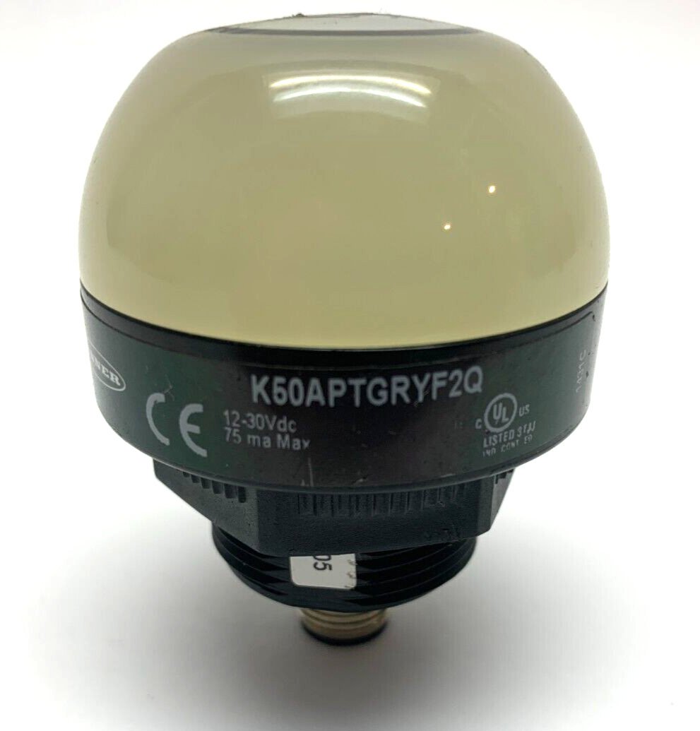 K50APTGRYF2Q, 26505 | Banner K50APTGRYF2Q EZ-LIGHT 3-Input Color Touch Sensor 8-Pin 26505 - Used - Maverick Industrial Sales