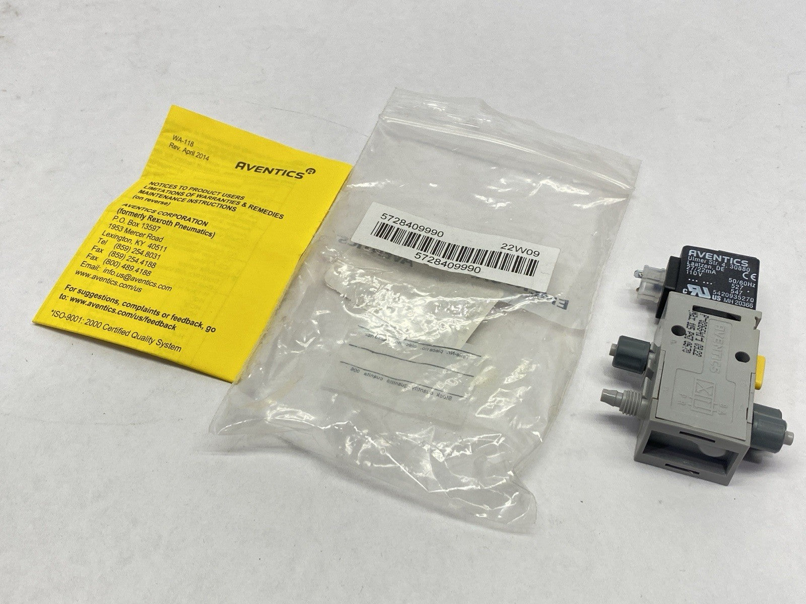 Emerson 5728409990 AVENTICS 4/2 Directional Valve - Maverick Industrial Sales