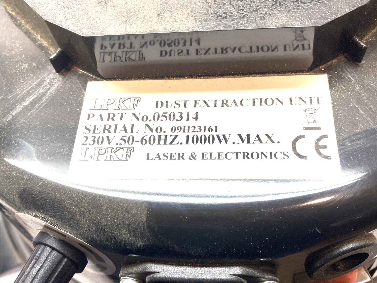 LPFK 050314 Dust Extraction Unit 230V 50-60HZ - Maverick Industrial Sales