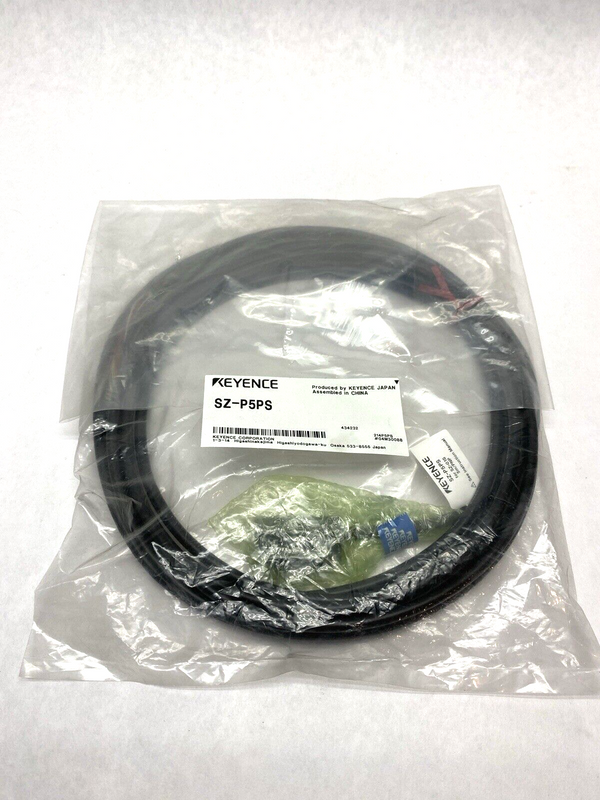 Keyence SZ-P5PS Output Cable, 5-m, PNP for SZ-01S - SZ-P5PS - Maverick Industrial Sales