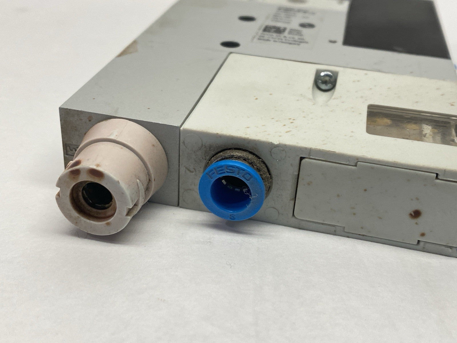 QVEM-10-L-B-QO-CE-N-LK | Festo Vacuum Generator 539074 - For parts or not working - Maverick Industrial Sales