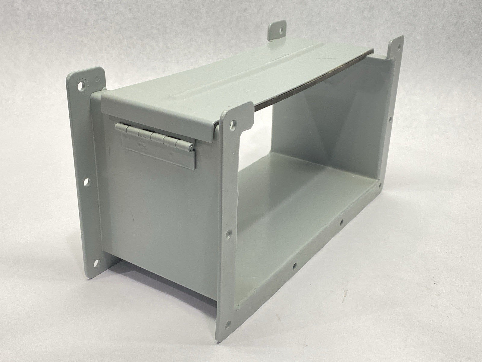 F126L06 | Hoffman Straight Section Lay-in Hinged-Cover Type 12 12" x 6" x 6" Gray - Used - Maverick Industrial Sales