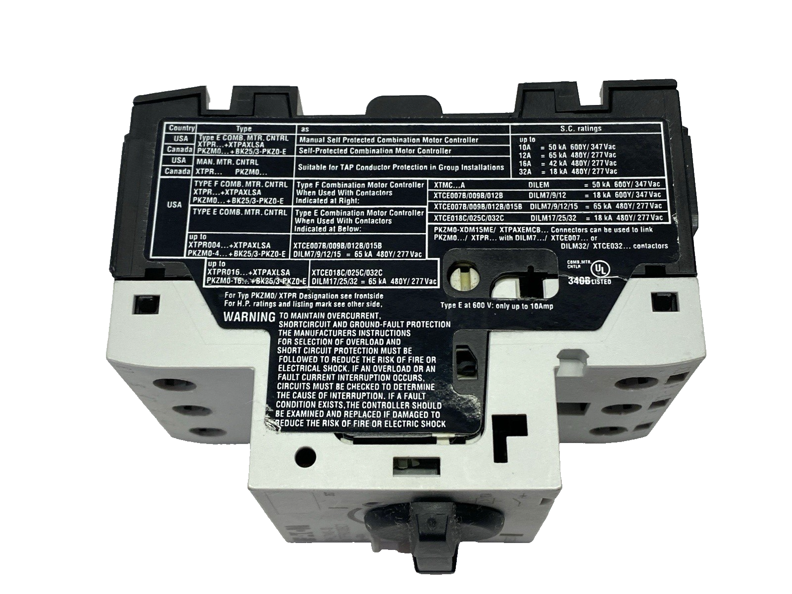 Eaton PKZM0-16/AK Motor Protective Circuit Breaker 3-Pole 500VAC 10-16A - Maverick Industrial Sales