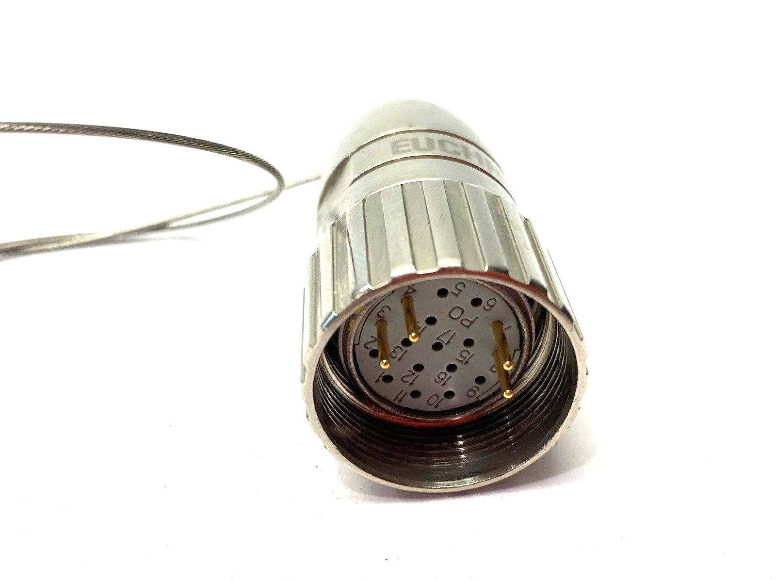 096159 | Euchner Blanking Plug Male 17-Pin RC17 BLINDSTECKER 17-POL RC-17P1N8A83NN - Used - Maverick Industrial Sales