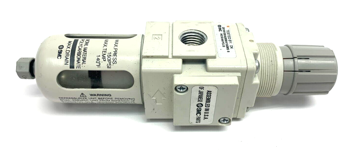 SMC AW20K-N02-1CZ-B-X34US30-100 Modular Filter/Regulator - Maverick Industrial Sales