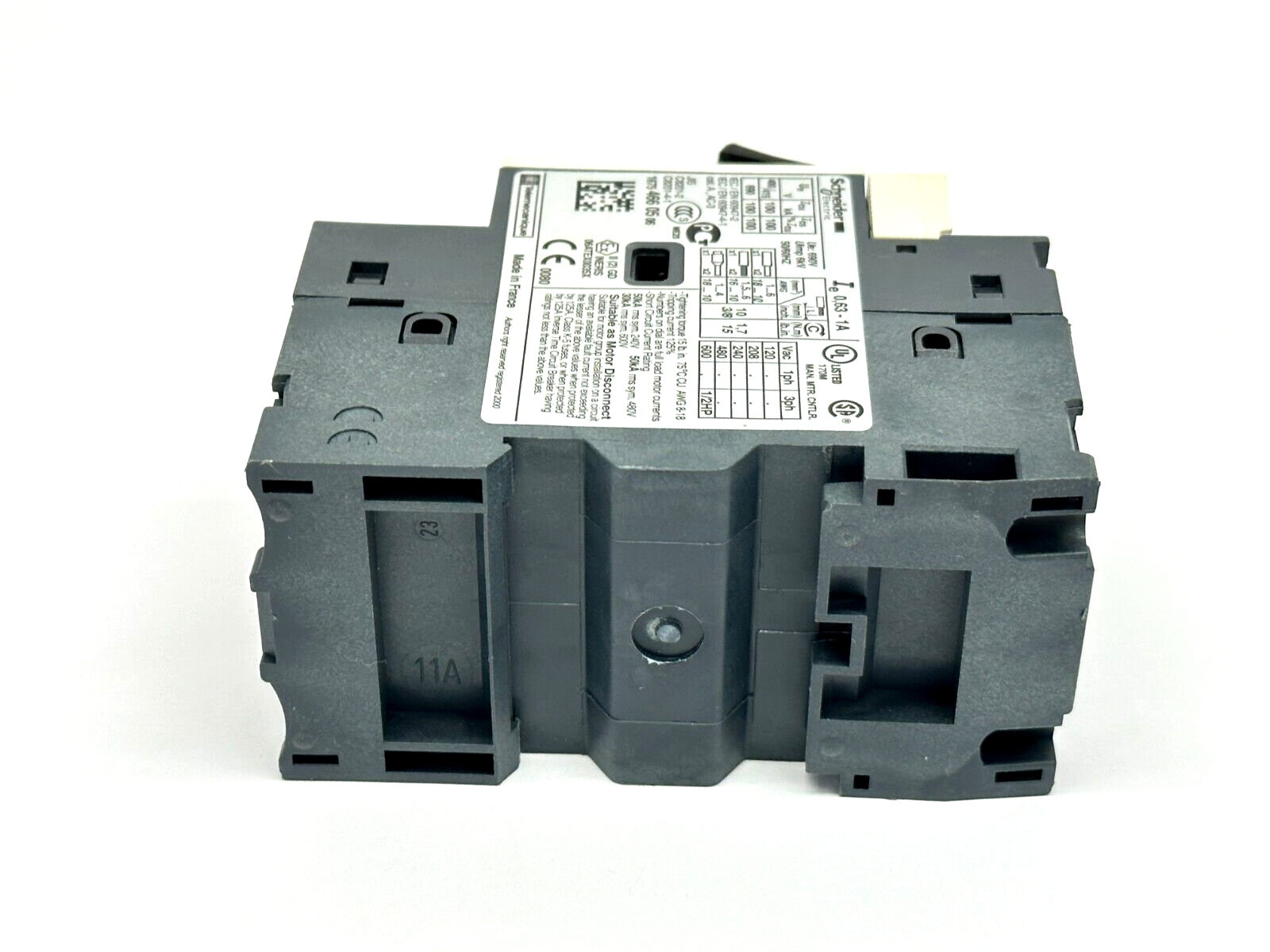 GV2ME05 | Schneider Electric Motor Circuit Breaker 0.63-1A 3P - Used - Maverick Industrial Sales
