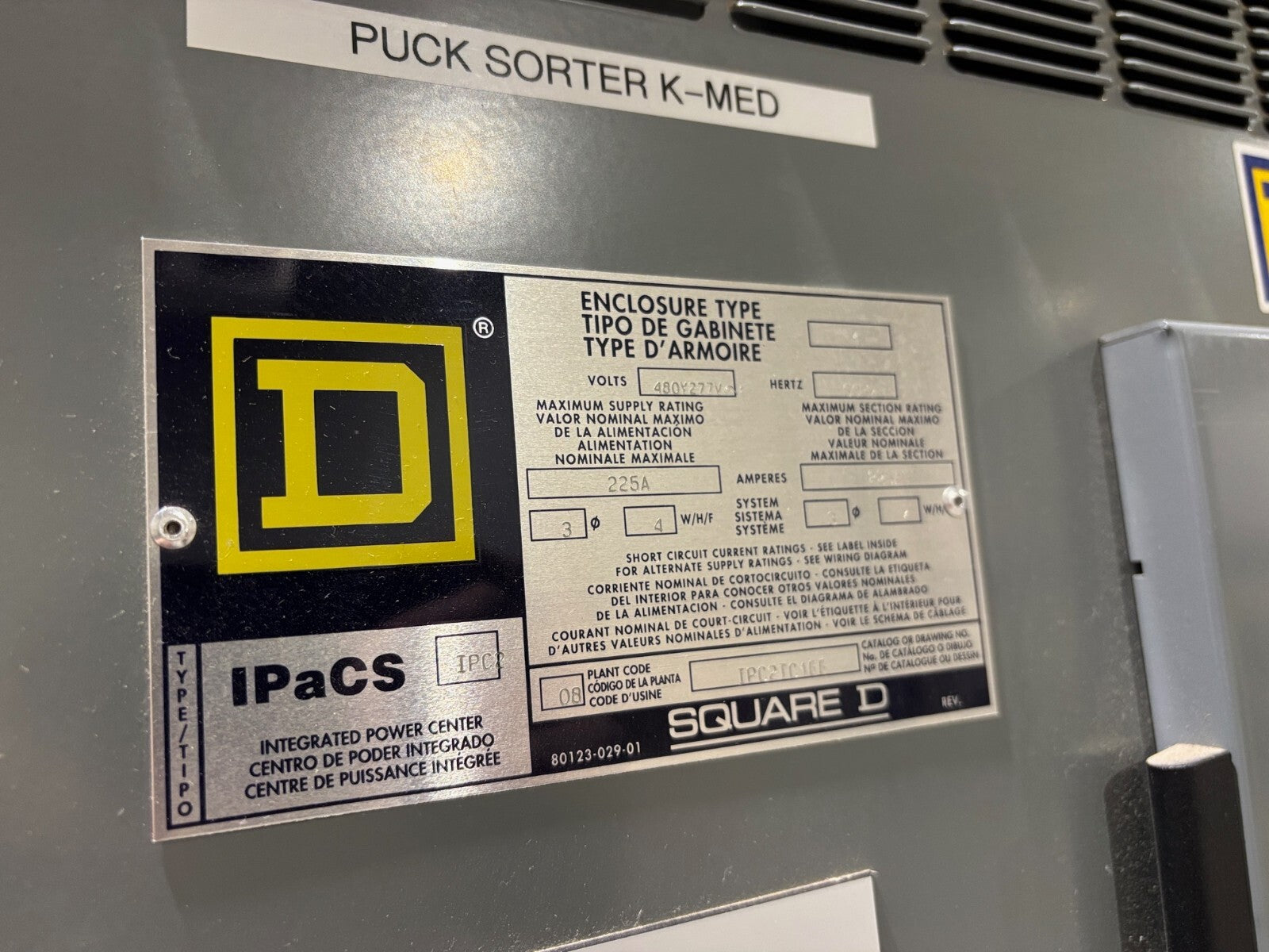 IPC2TC1EE | Square D 225A Integrated Power Center 2 (IPC2) Transformer