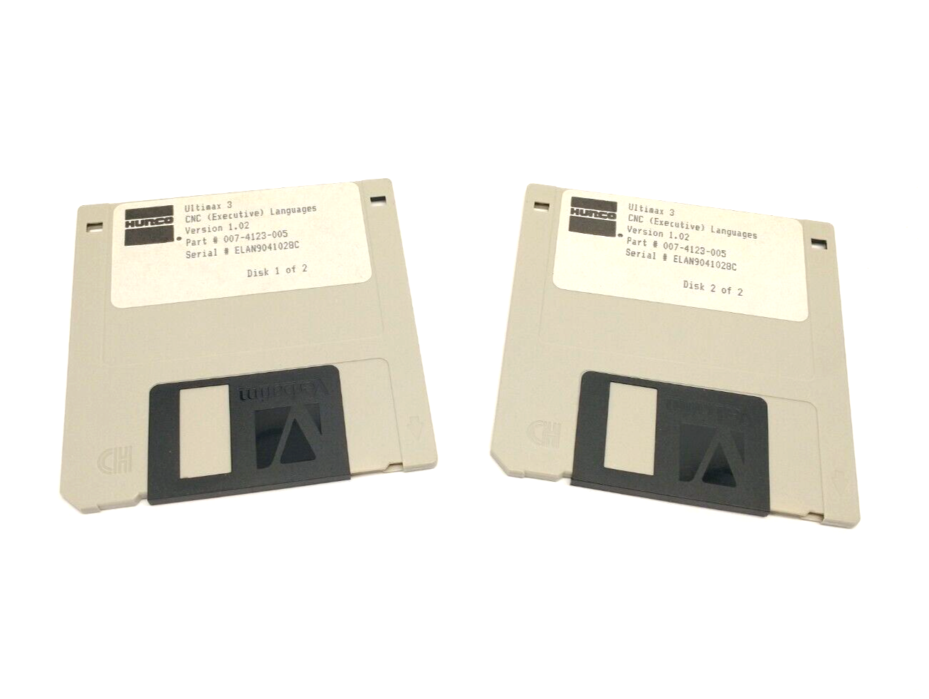 Hurco 007-4123-005 Ver. 1.02 Ultimax 3 CNC Executive Languages Floppy Disk SET - Maverick Industrial Sales