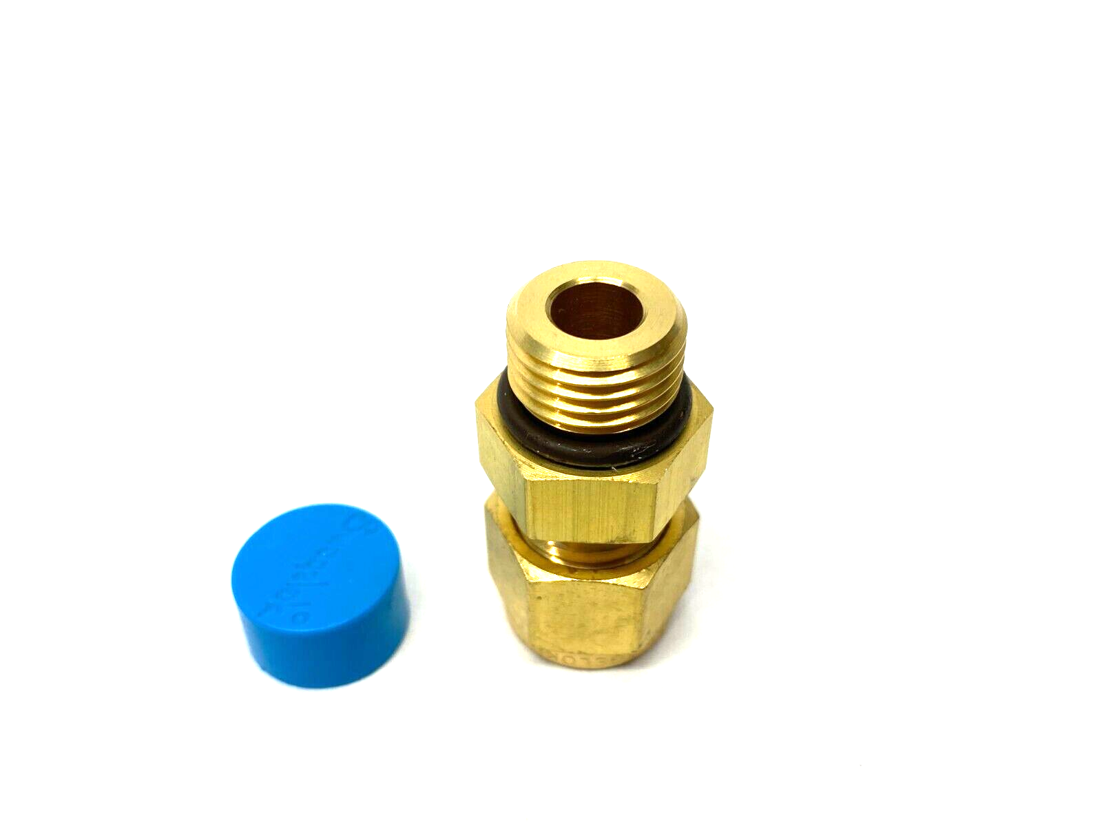Swagelok B-600-1-OR Brass Compression Fitting O-Ring Seal 3/8" OD 9/16-18 Thread - Maverick Industrial Sales