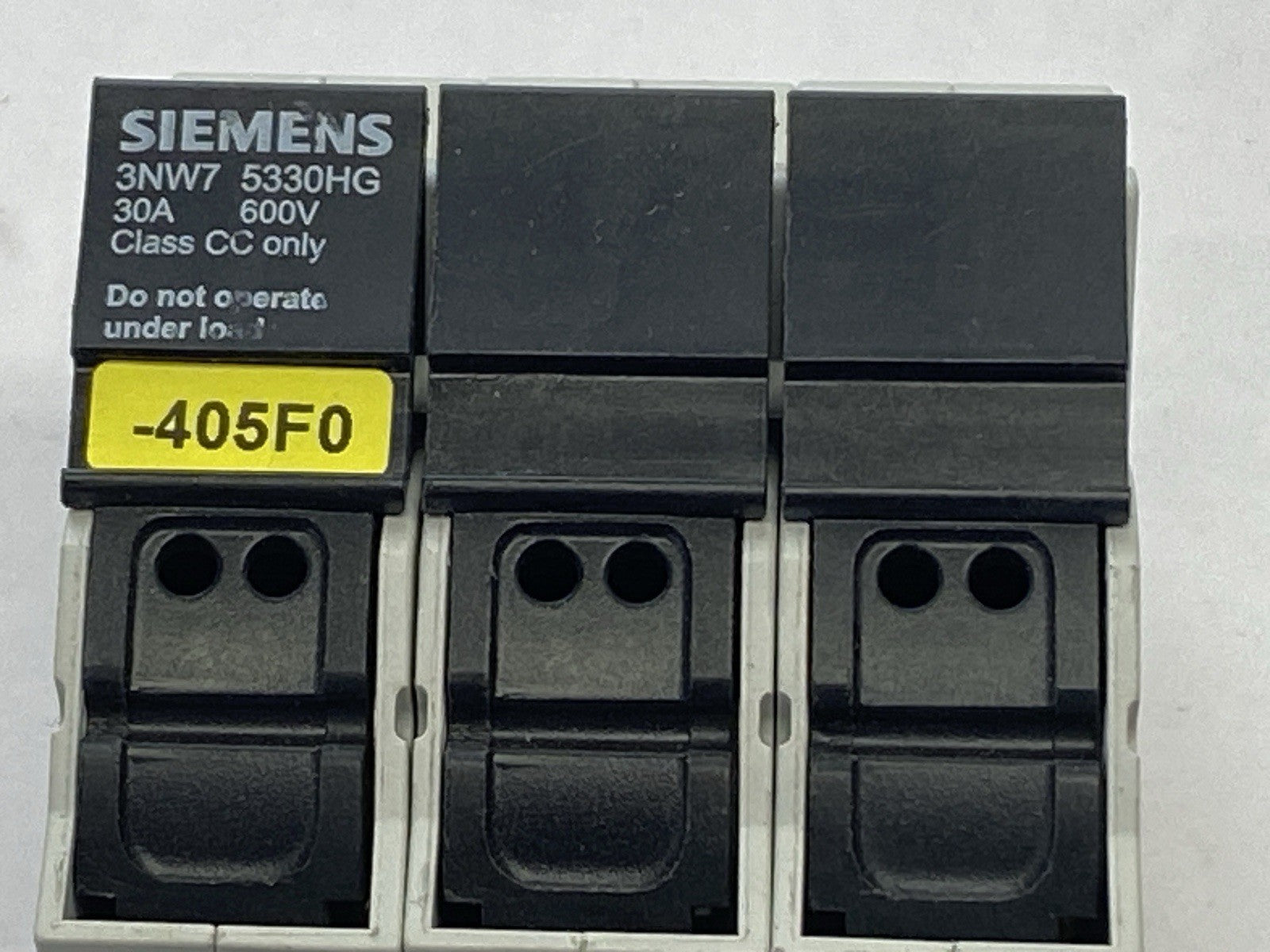 Siemens 3NW75330HG Class CC Fuse Holder 3P 30A 600V - Maverick Industrial Sales