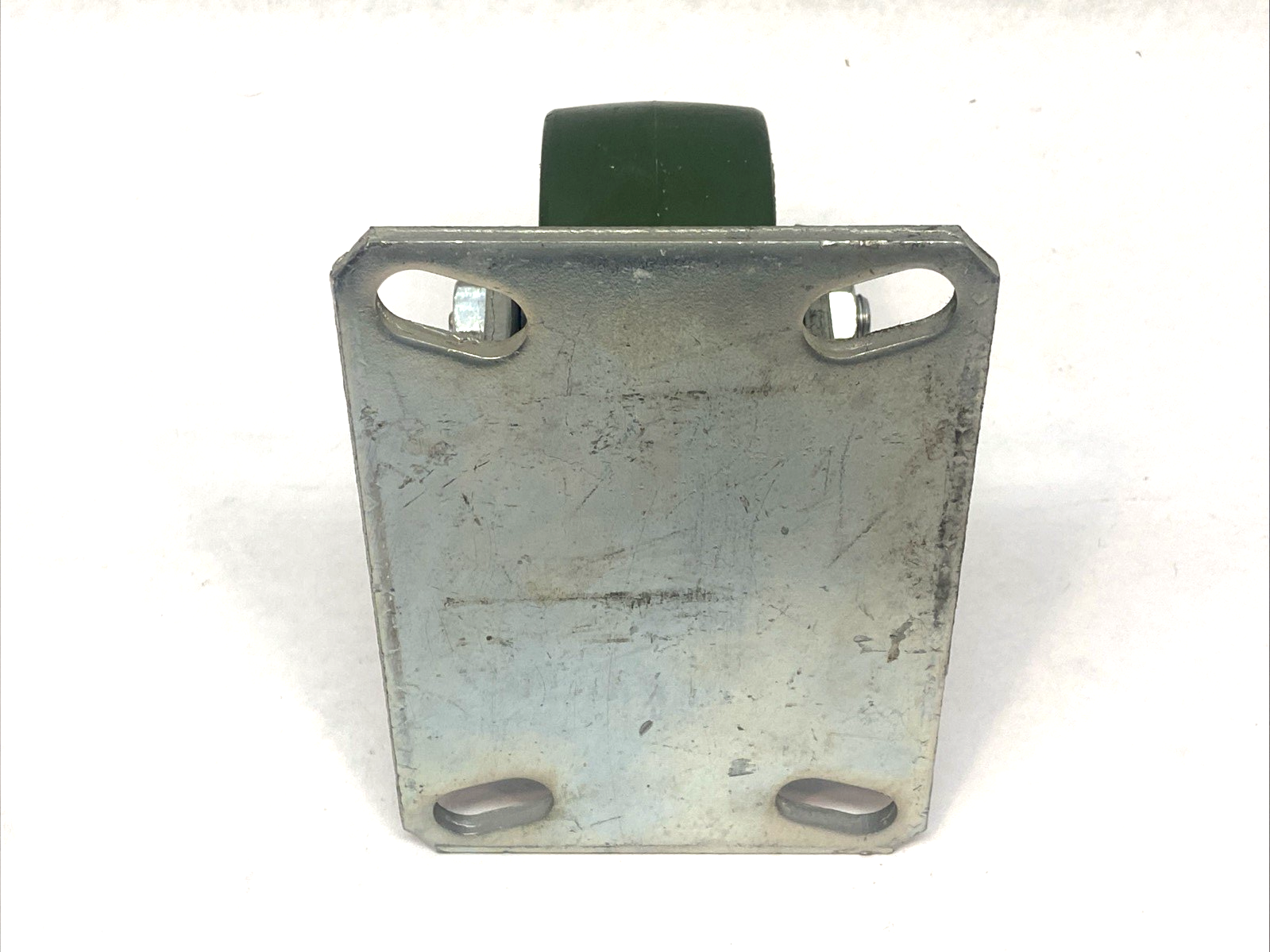 AJ0420219 | Albion 4" x 2" Flat Caster Wheel Green - Used - Maverick Industrial Sales