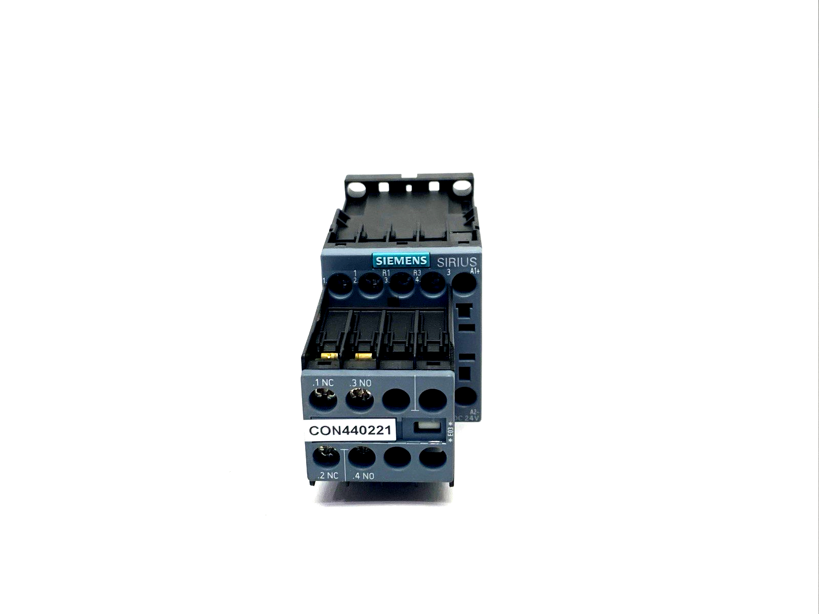 Siemens 3RT2516-1BB40 Power Contactor, 3AC, 9A, 4kW 400V, 4P 24VDC - Maverick Industrial Sales