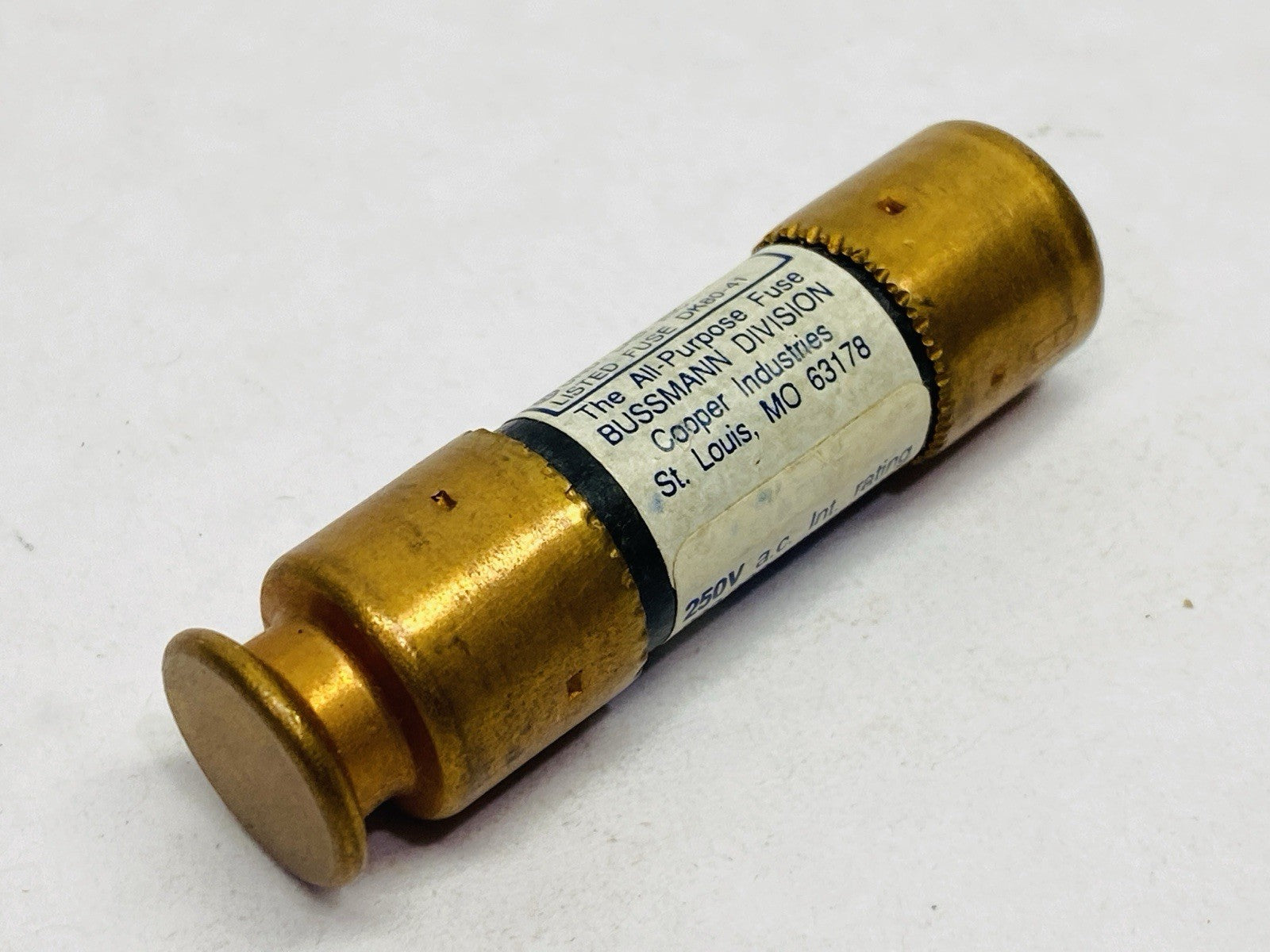 Bussmann FRN-R-11/2 Fusetron Time Delay Class RK5 Fuse 1.5A 250VAC LOT OF 3 - Maverick Industrial Sales