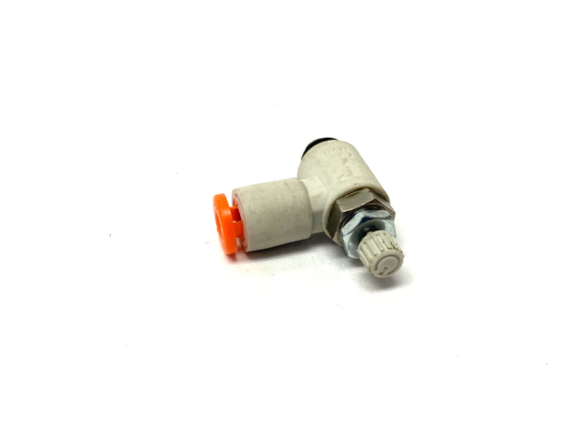 SMC AS1201F-M3-01 One-Touch Flow Control Fitting 1/8" OD Tube M3 x 0.5 Thread - Maverick Industrial Sales