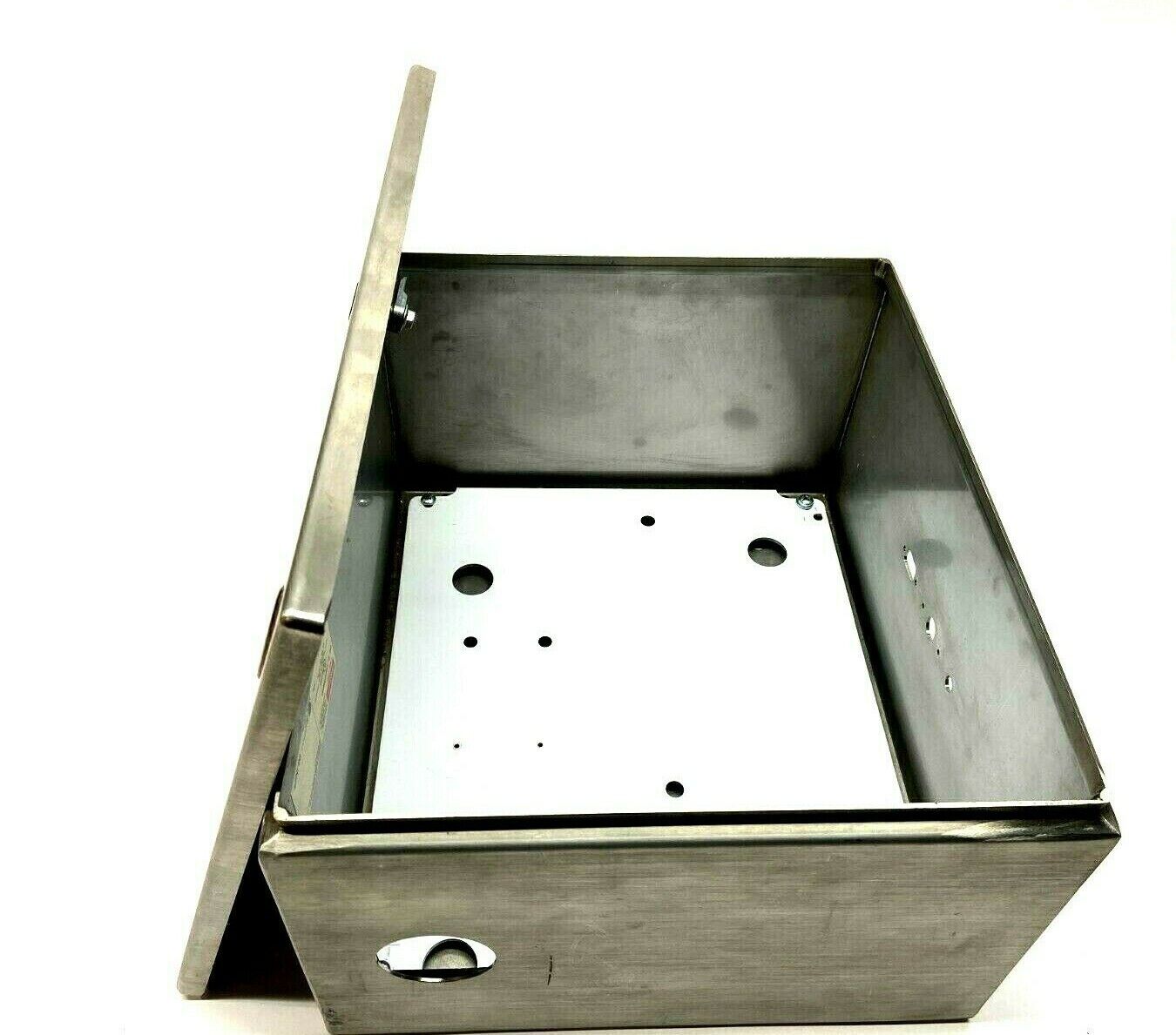 Hoffman LHCS353020SS Stainless Steel Enclosure 12-3/4" x 11-7/8" x 7-7/8" - Maverick Industrial Sales