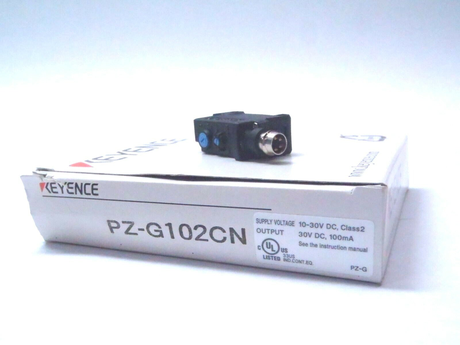 Keyence PZ-G102CN Square Reflective M8 Connector Type NPN - Maverick Industrial Sales