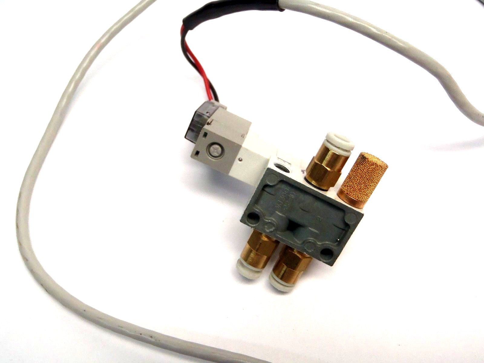 SYJ3143-5MZ-M5 EX | SMC Solenoid Valve 24VDC 5 Way Valve Base - Used - Maverick Industrial Sales