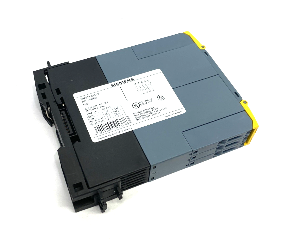3SK1211-2BB40 | Siemens SIRIUS Safety Relay, Spring Type w/ 3ZY1212-2DA00 - Used - Maverick Industrial Sales