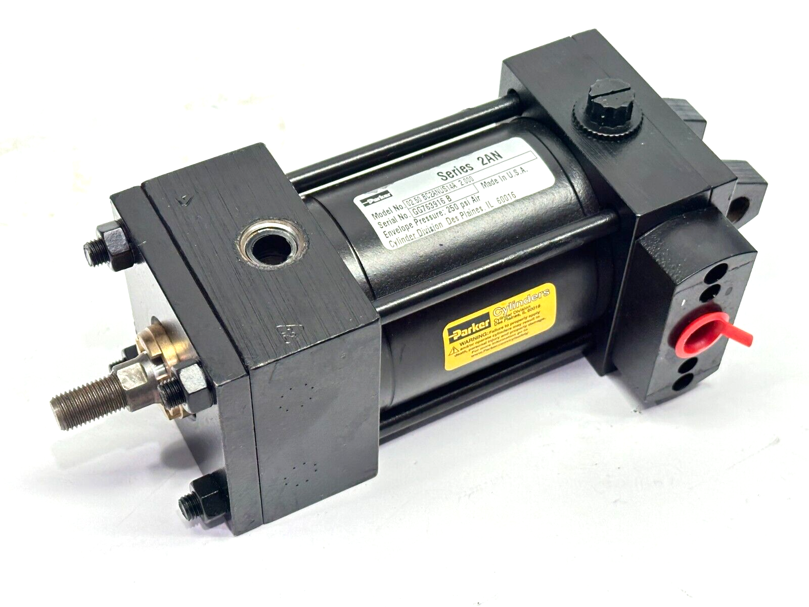 Parker 02.50 BC2ANUS14A 2.000 Series 2AN Cylinder 2.5" Bore 2" Stroke - Maverick Industrial Sales