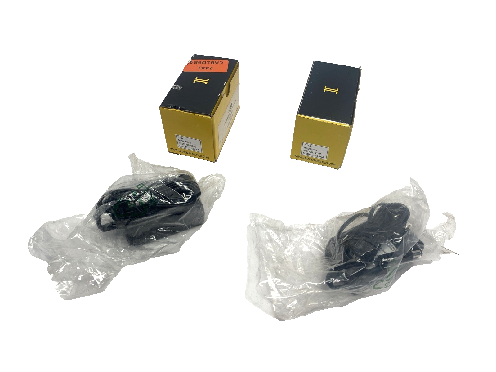 Triad Magnetics WSU090-2000 Power Supply Wall Plug, 100-240VAC 9VDC LOT OF 2 - Maverick Industrial Sales
