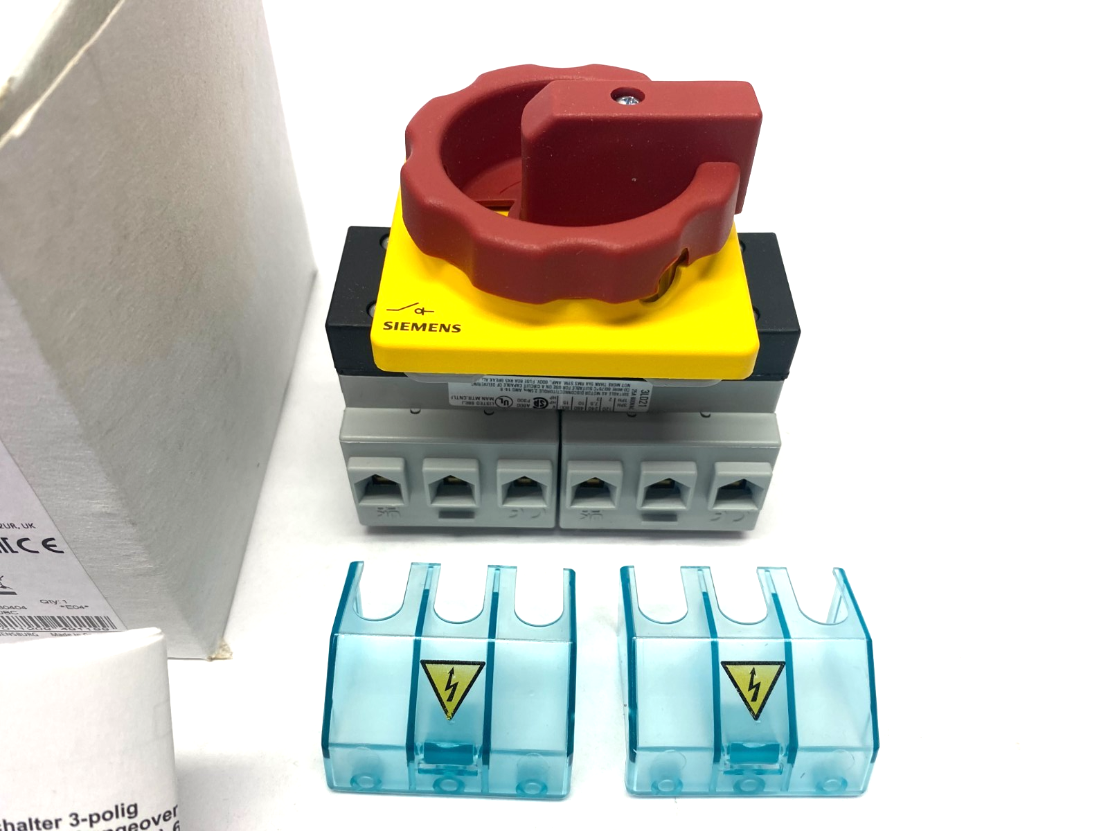 Siemens 3LD2103-3VK53 SENTRON Rotary Emergency Switch Disconnector 6-Pole - Maverick Industrial Sales