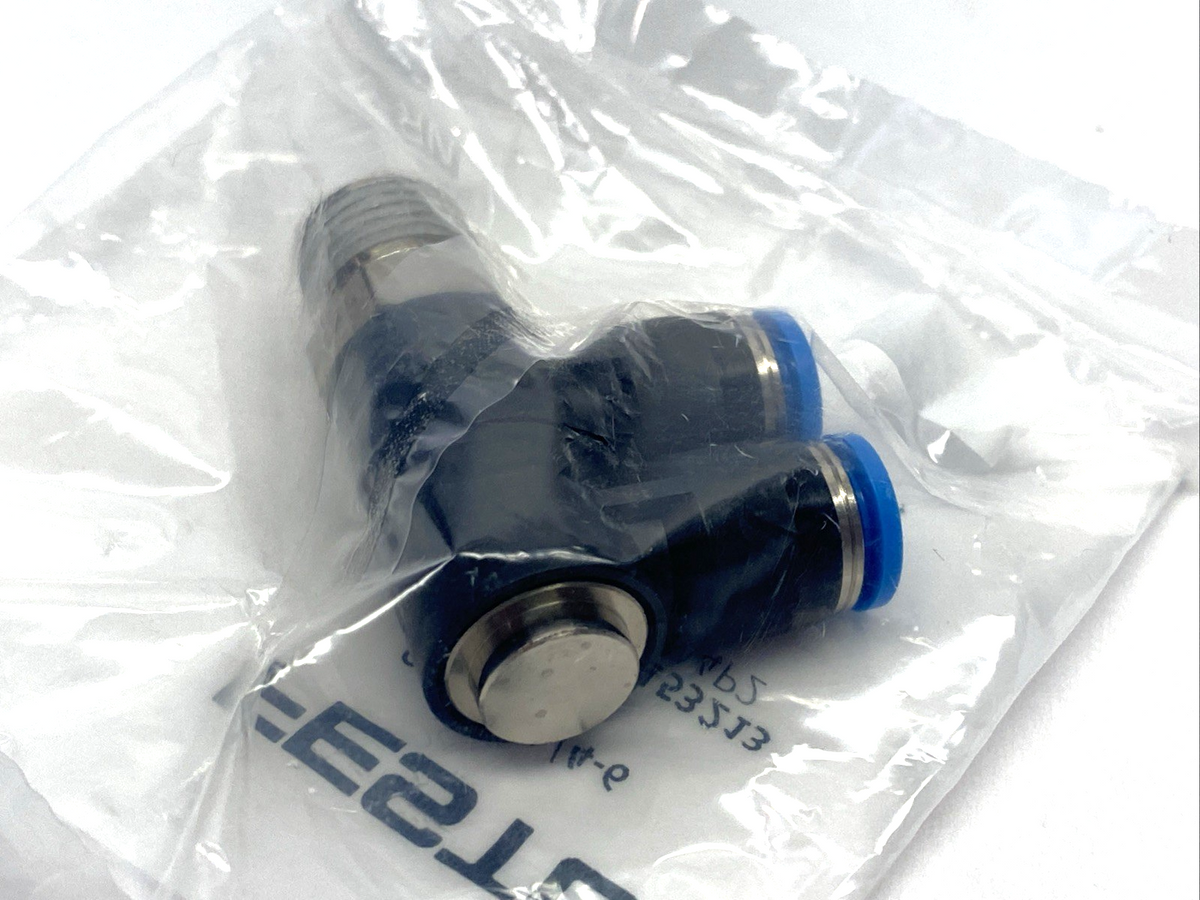 Festo QSLV2-1/4-6 Multiple Distributor Fitting R1/4 6mm Tube OD 153213 LOT OF 2 - Maverick Industrial Sales