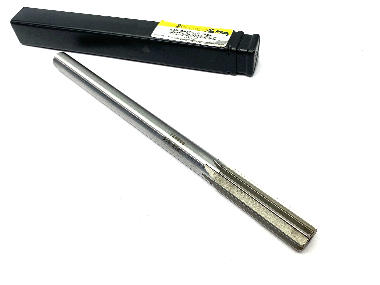 Interstate 81136277 Chucking Reamer: 16.00 mm, 9" OAL, 2-1/4" Flute Length, Stra - Maverick Industrial Sales
