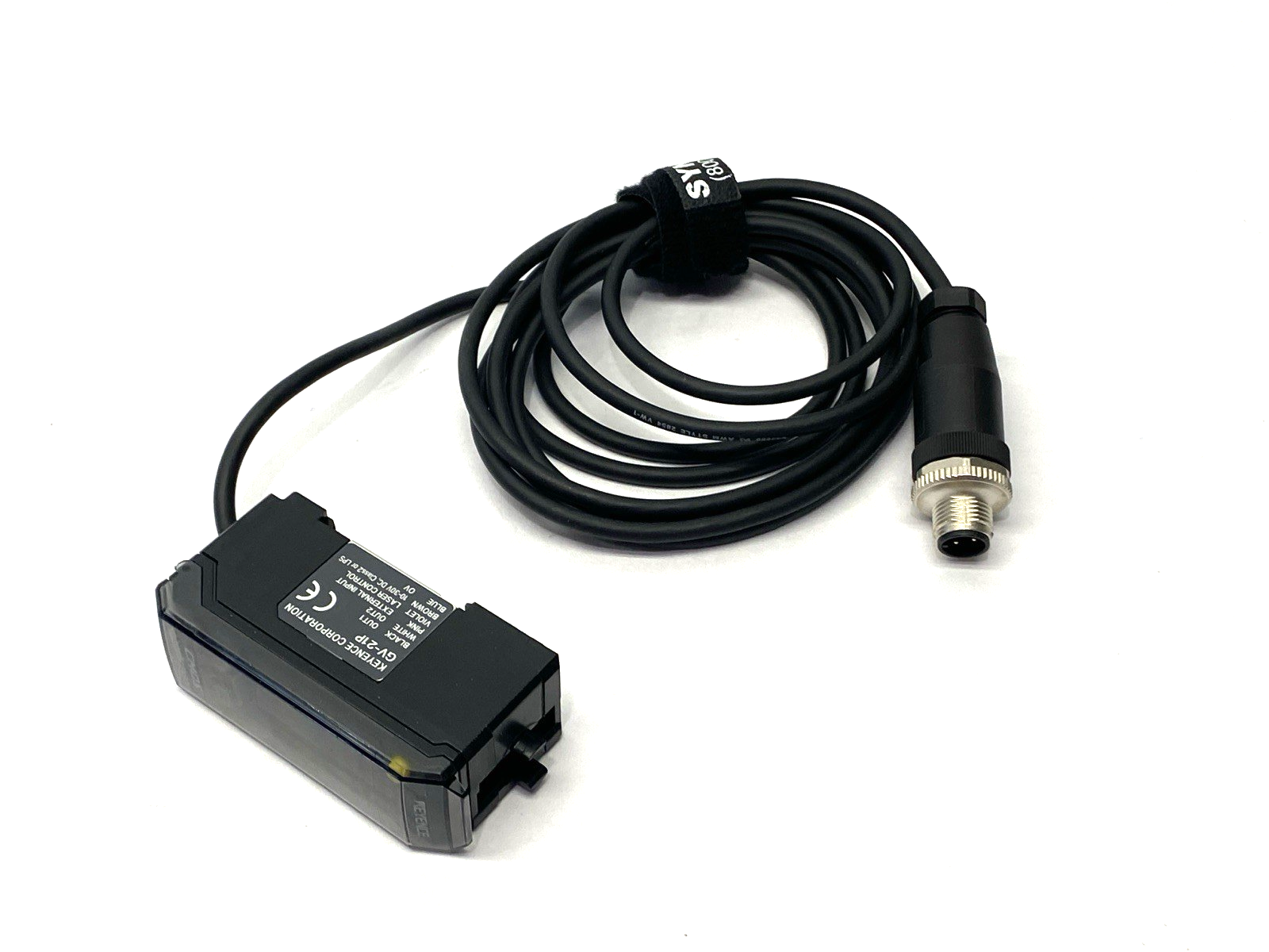 GV-21P | Keyence Digital CMOS Laser Sensor Amplifier Main Unit M12 4-Pin - Used - Maverick Industrial Sales