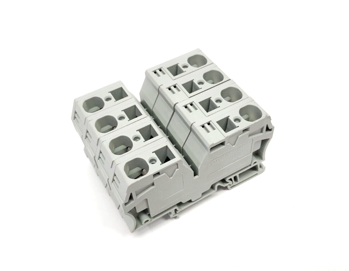 Spring Clamp Terminal Blocks 1492-L16D | Allen Bradley Spring Clamp Terminal Block 16mm Gray LOT OF