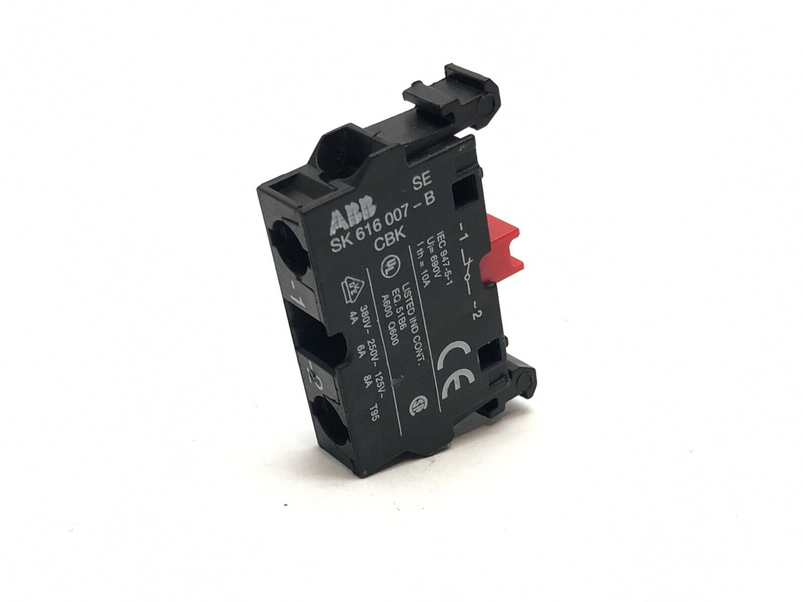 ABB SK 616 007-B Contact Block 380V 8A - Maverick Industrial Sales