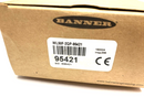 Banner WL50F-2QP-95421 Flat Mount Work Light 50mm IP67 IP69K M12 Conn. 95421 - Maverick Industrial Sales