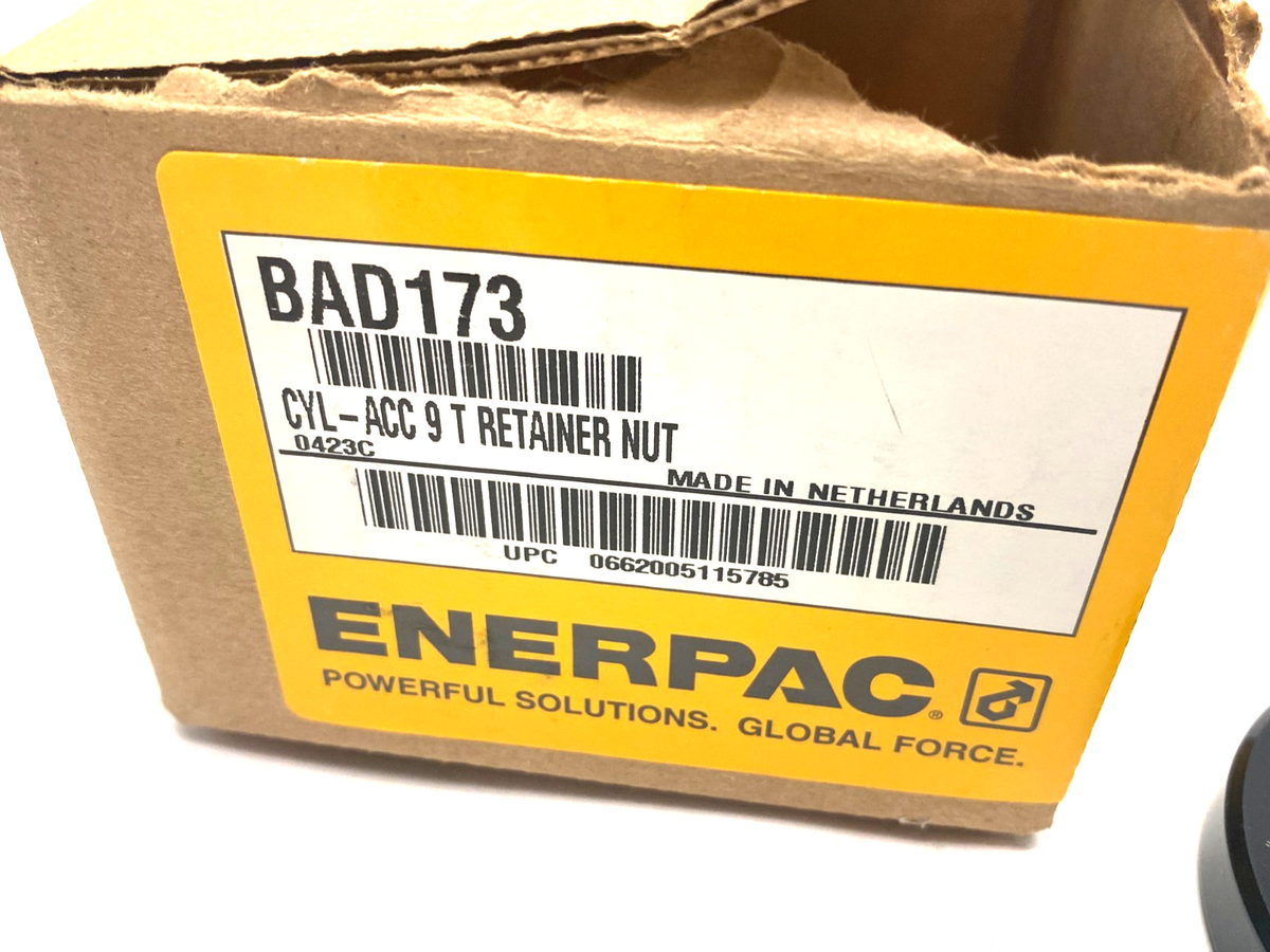 Enerpac BAD173 Retainer Nut, 9-Ton BRD Cylinder Attachment - Maverick Industrial Sales