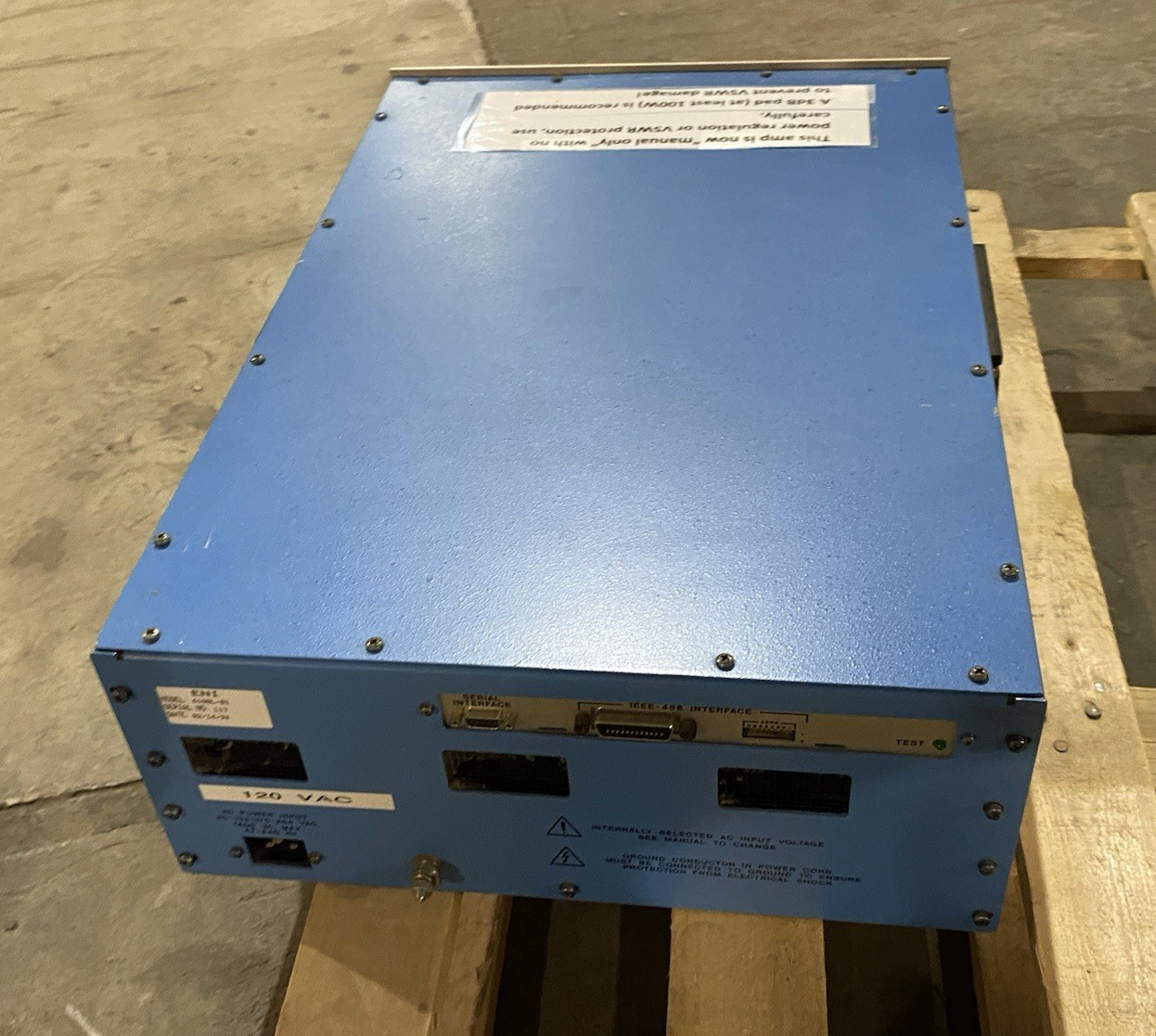6100L-01 | ENI RF Amplifier Unit 400-1000MHz, 100W - Used - Maverick Industrial Sales