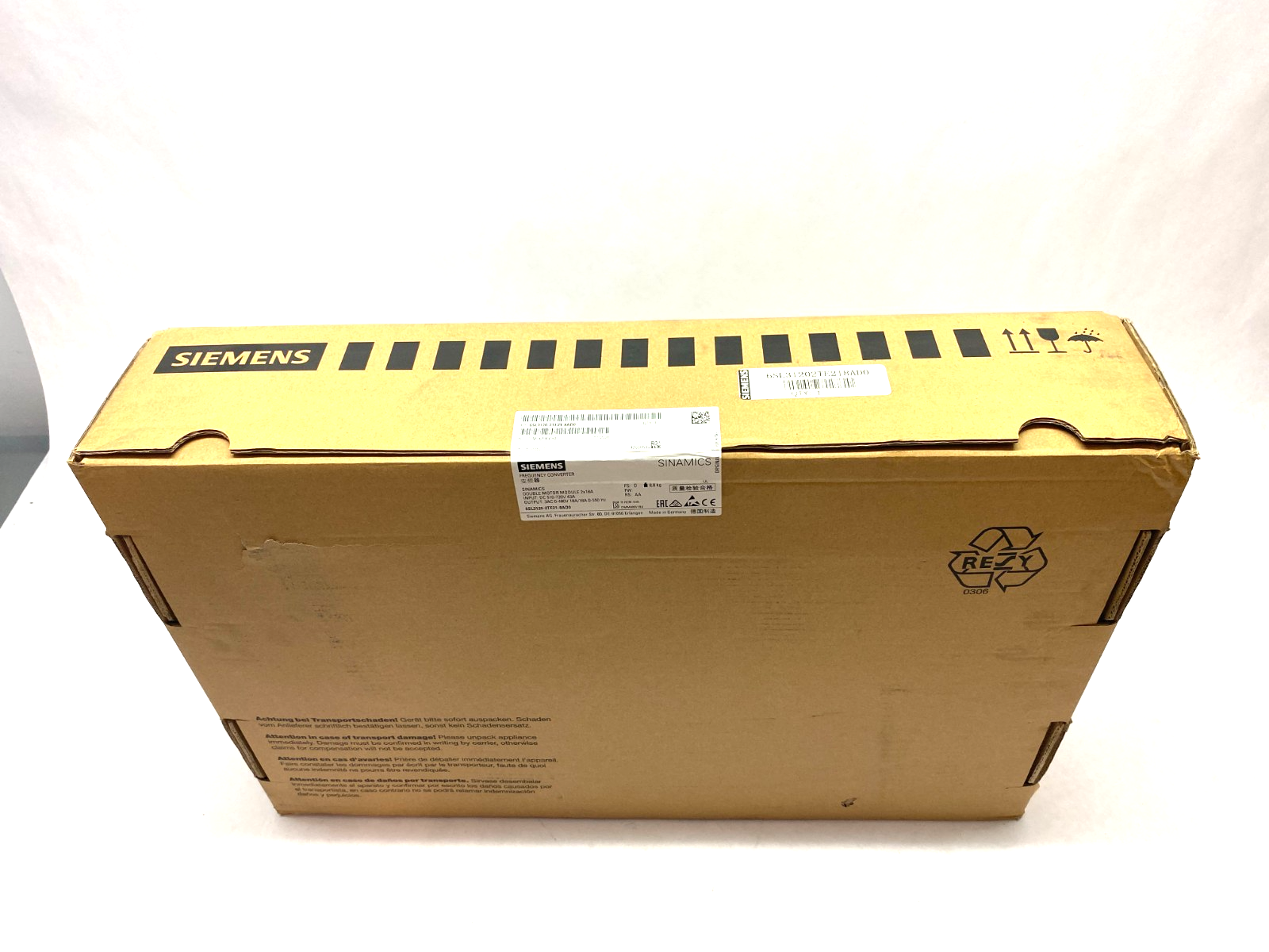 Siemens 6SL3120-2TE21-8AD0 SINAMICS S120 Double Motor Frequency Converter - Maverick Industrial Sales