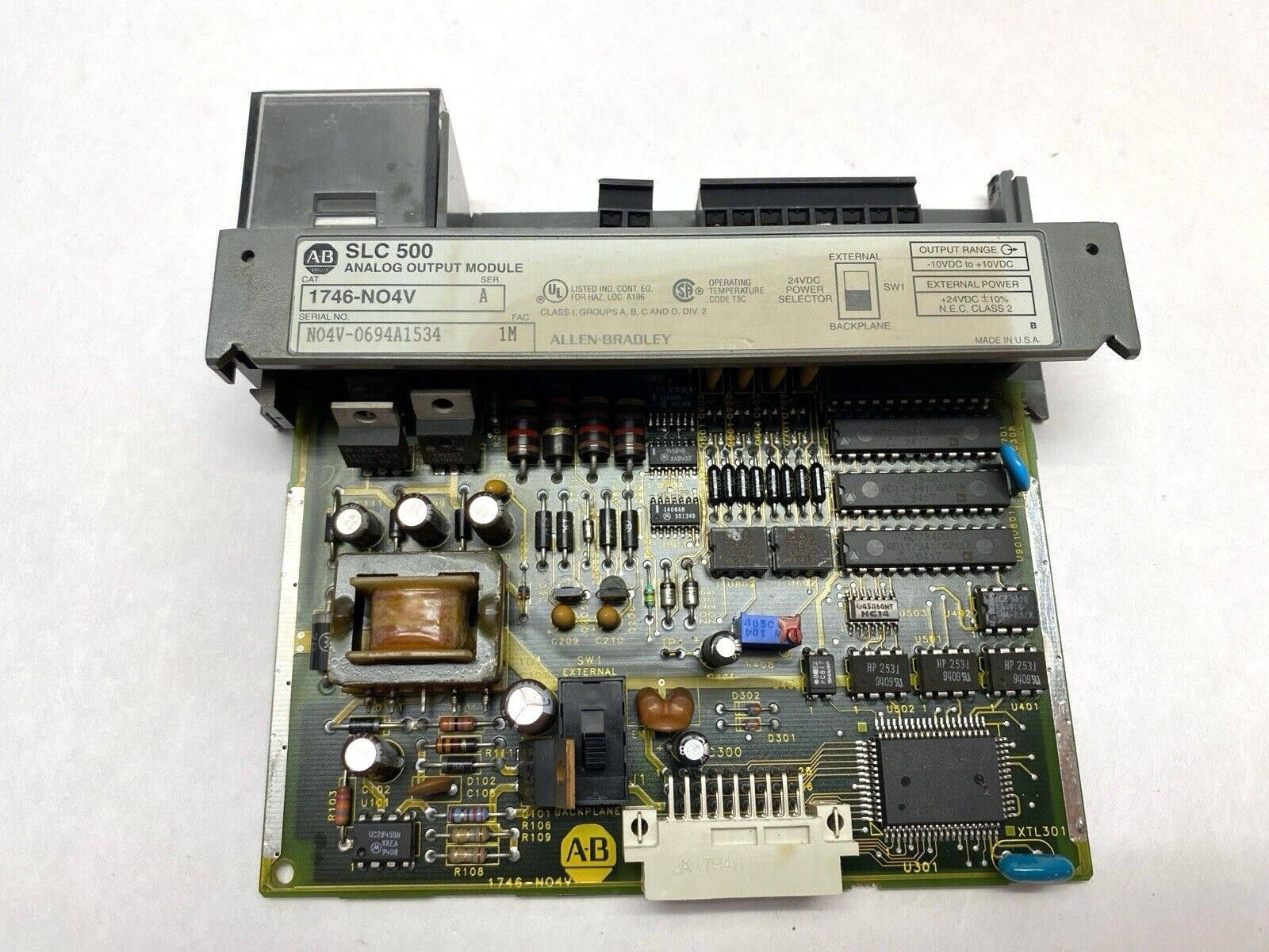 LOT OF 6 Allen Bradley SLC 500 Modules - For parts or not working - Maverick Industrial Sales