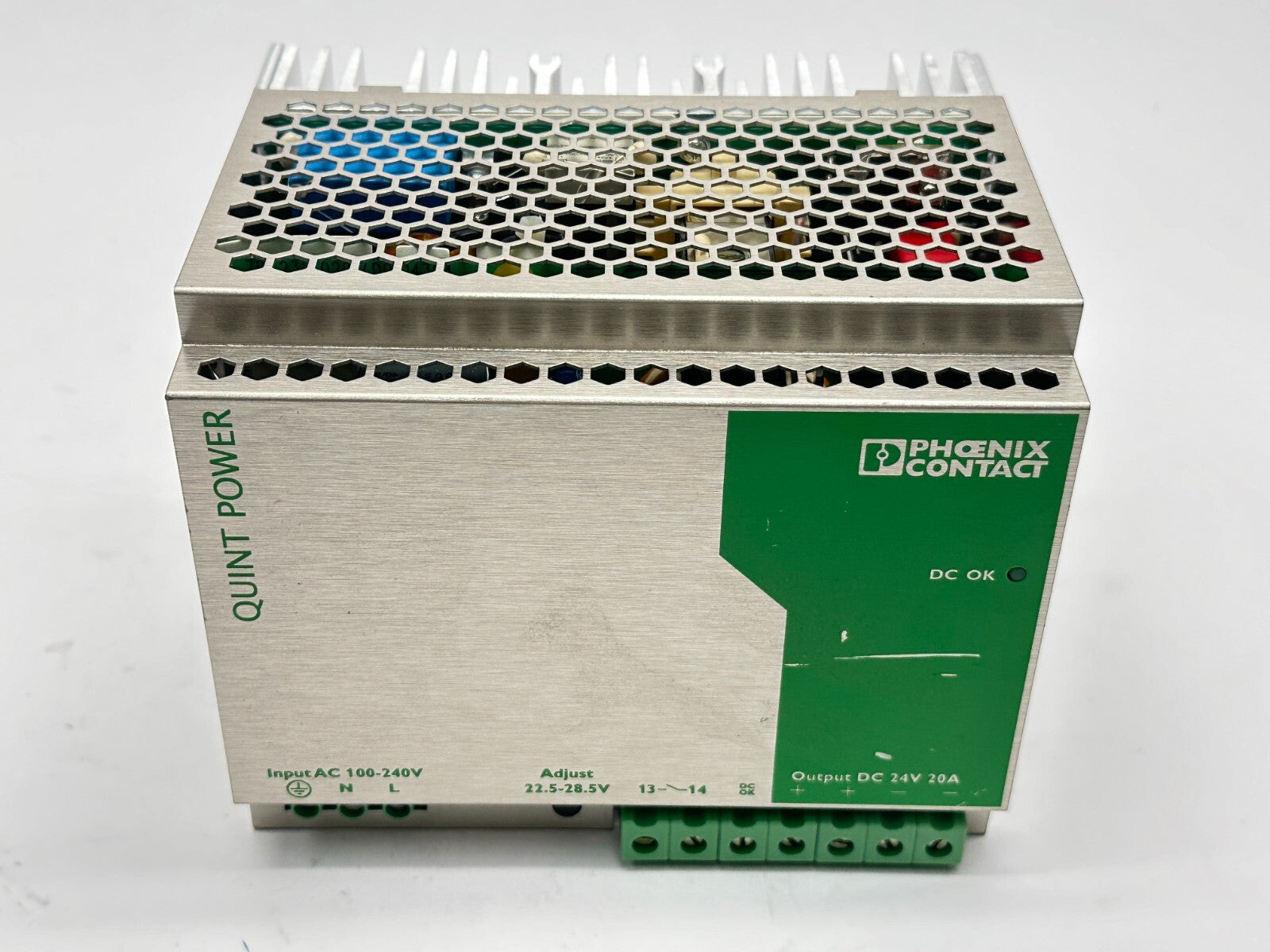 Phoenix Contact QUINT-PS-100-240AC/24DC/20 REV. 20 Power Supply 2938620 - Maverick Industrial Sales
