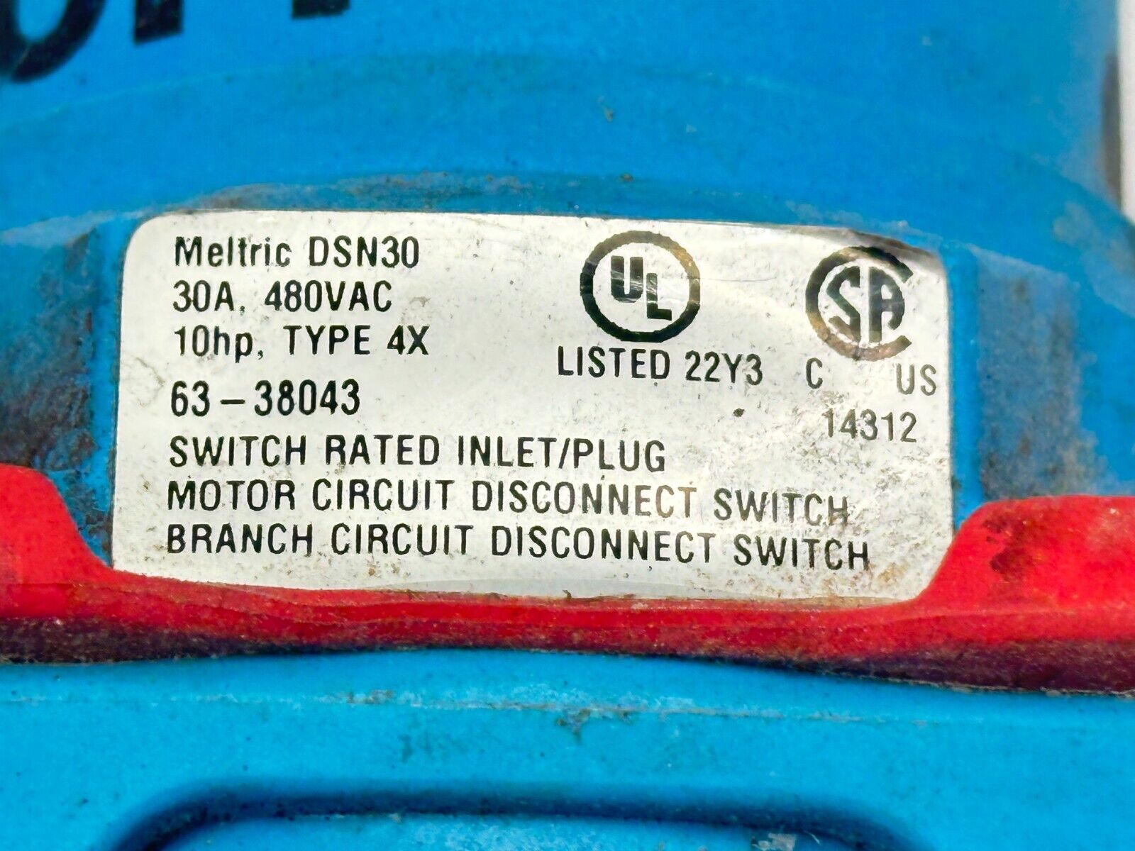 Yaskawa CIMR-VU4A0005GAA V100-4X AC Drive 3HP 5.4/4.8A 380-480V w/ Meltric DSN30 - Maverick Industrial Sales