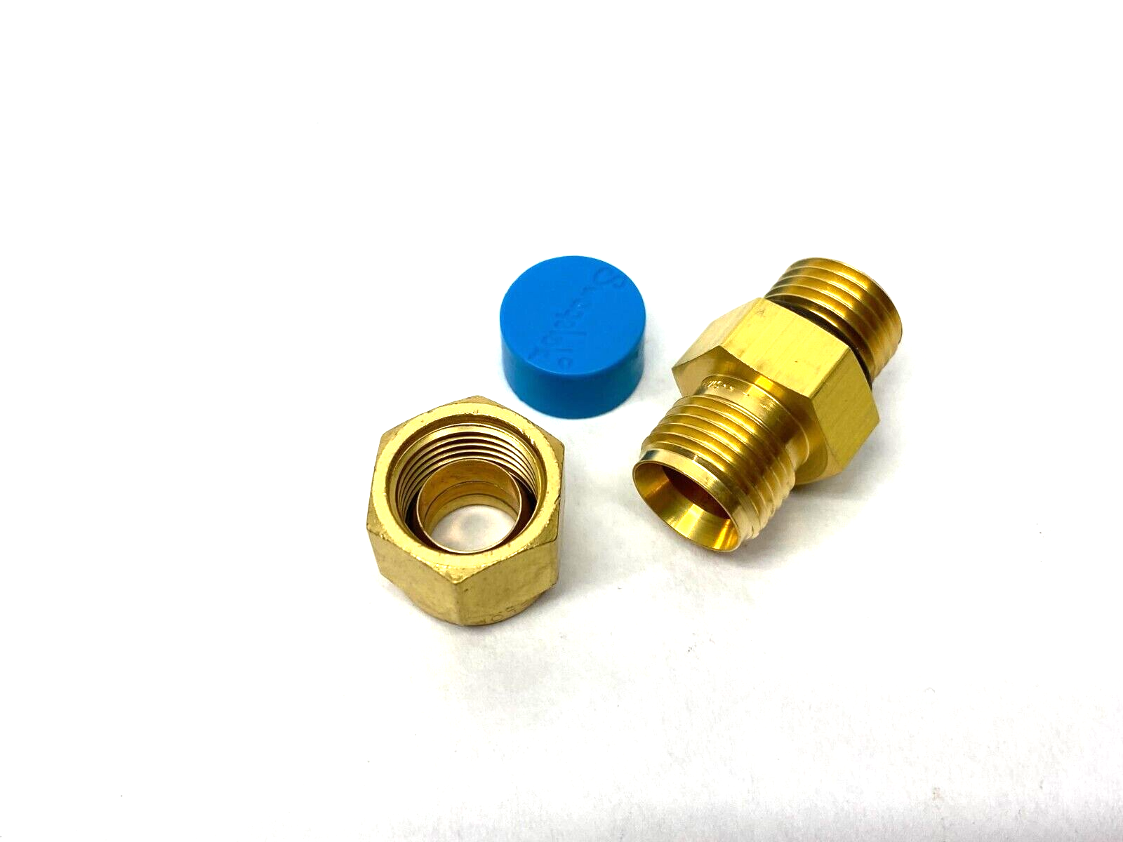 Swagelok B-600-1-OR Brass Compression Fitting O-Ring Seal 3/8" OD 9/16-18 Thread - Maverick Industrial Sales