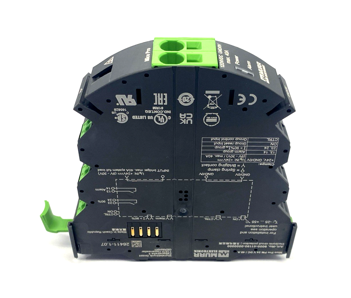 Murr Elektronik 9000-41190-0000000 Mico Pro Power Module 24VDC 40A - Maverick Industrial Sales