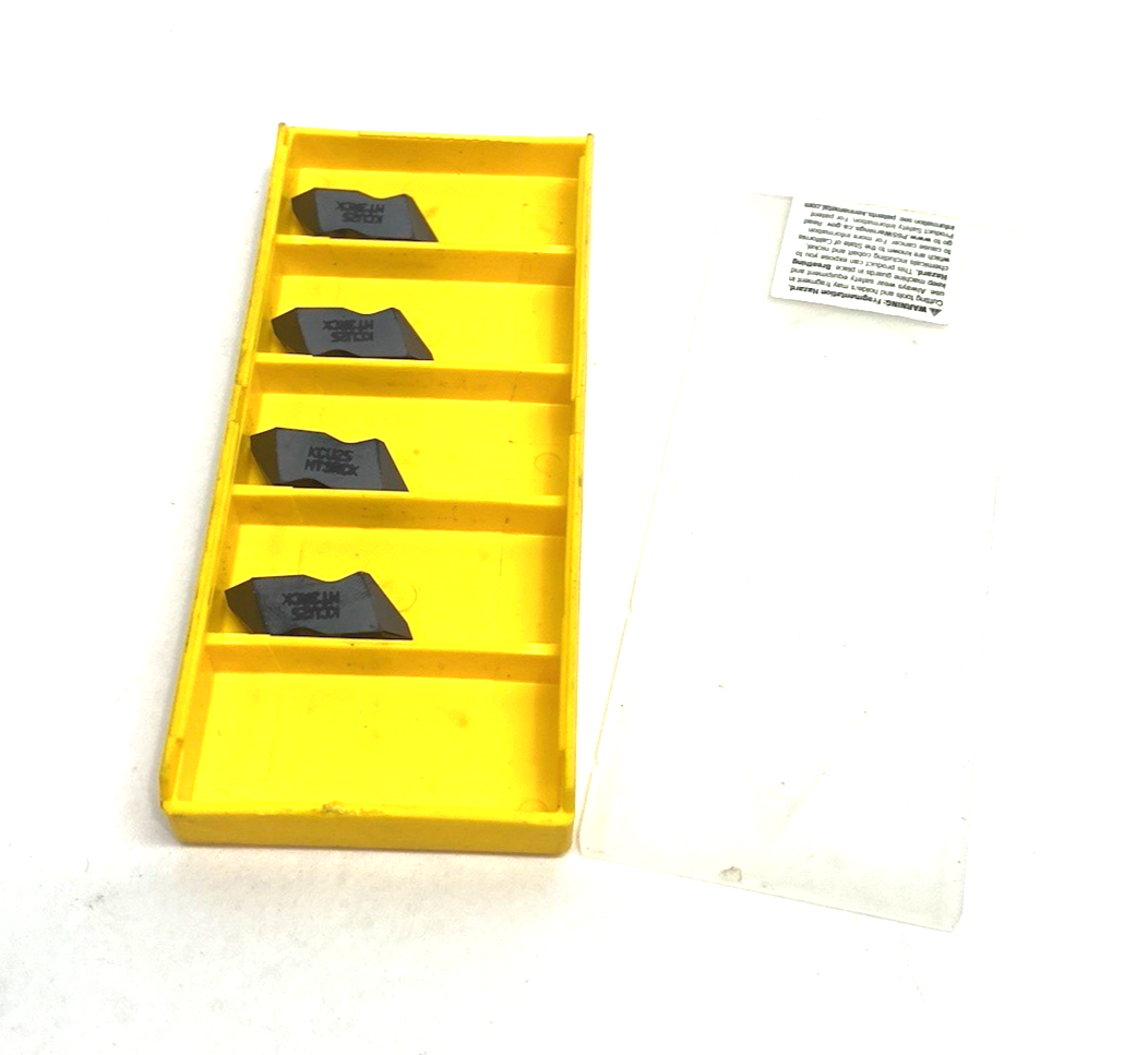 4109946 | Kennametal Top Notch™ Threading Inserts NT3RCK PKG OF 4 - New – Open box - Maverick Industrial Sales