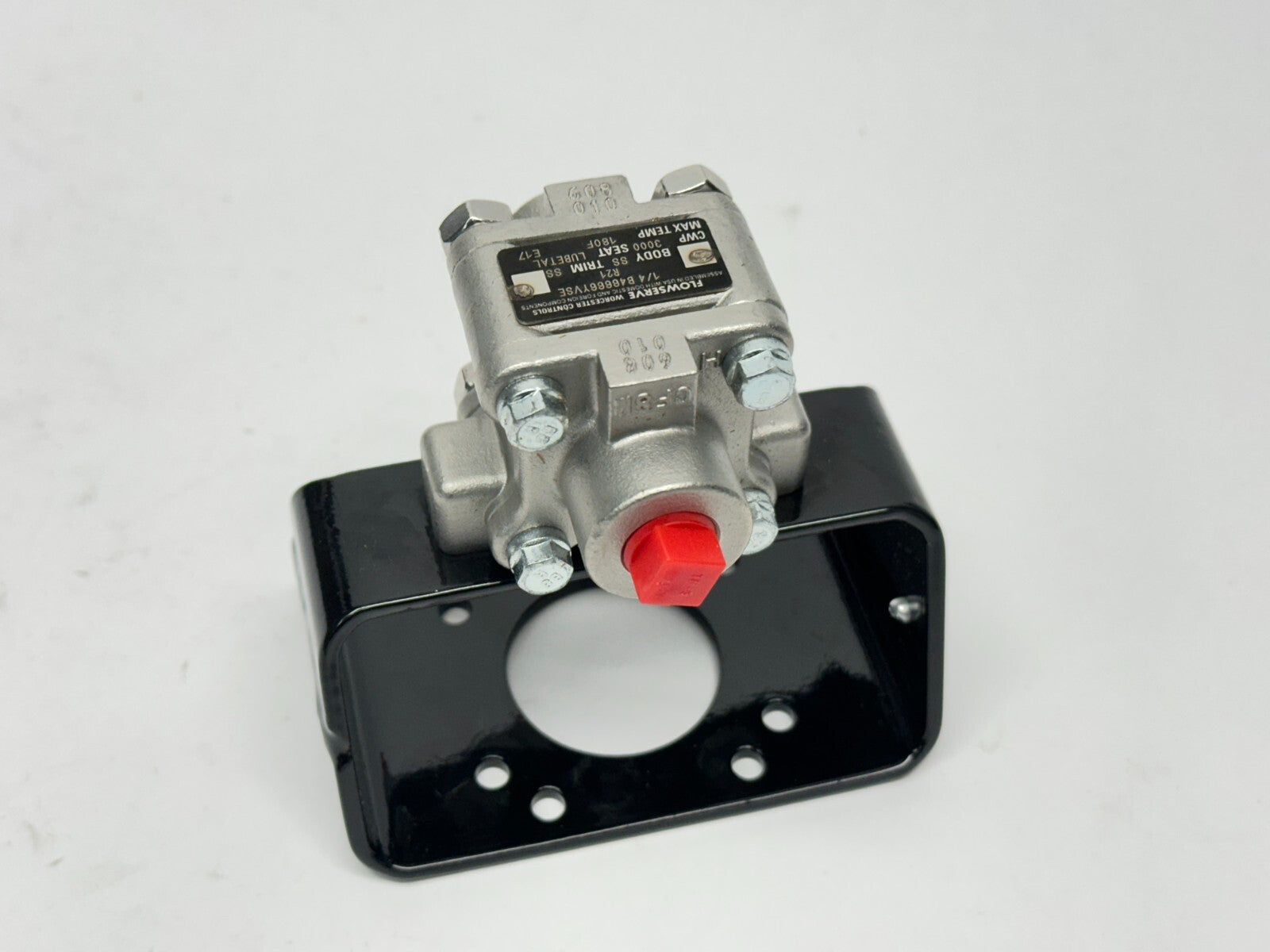 Flowserve 1/4 B46666YVSE Ball Valve SS Lubetal Seat 3000 CWP - Maverick Industrial Sales