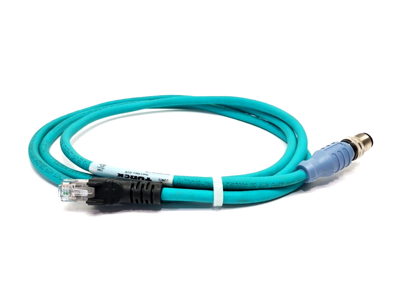 Turck RSSD RJ45S 441-1.6M Ethernet Cable M12 4-Pin Male To RJ45 1.6m U-29073 - Maverick Industrial Sales