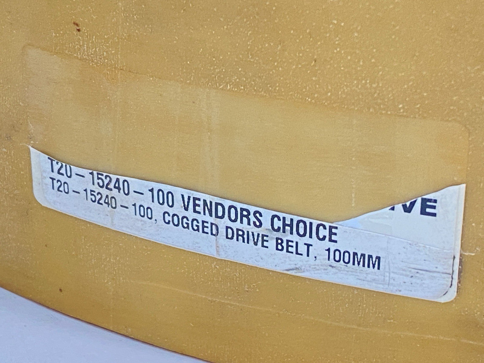 T20-15240-100 Cogged Drive Belt 100mm Wide - Maverick Industrial Sales