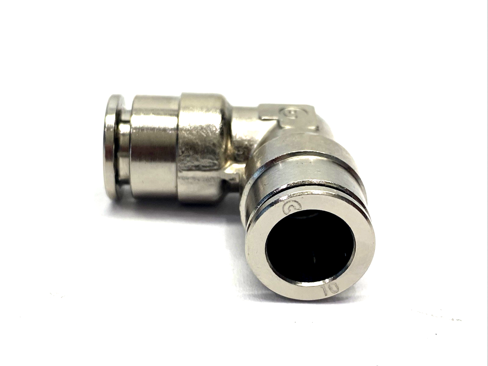Atlas Copco 0702.0704 Elbow L Fitting, 10mm Push Connect, 702.0704 LOT OF 3 - Maverick Industrial Sales