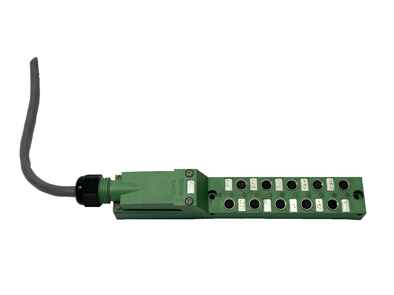 1503438 | Phoenix Contact SACB-10/3-L-C-M8 Distributor Box 10-Port - Used - Maverick Industrial Sales