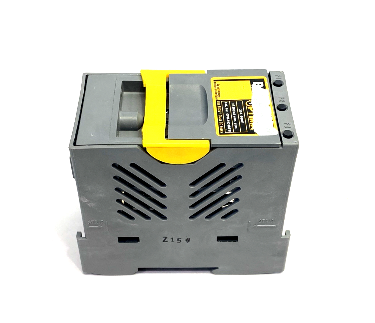Bussmann OPM-1038RSW Optima Series Fuse Holder 3P 30A 600V NO FUSES - Maverick Industrial Sales